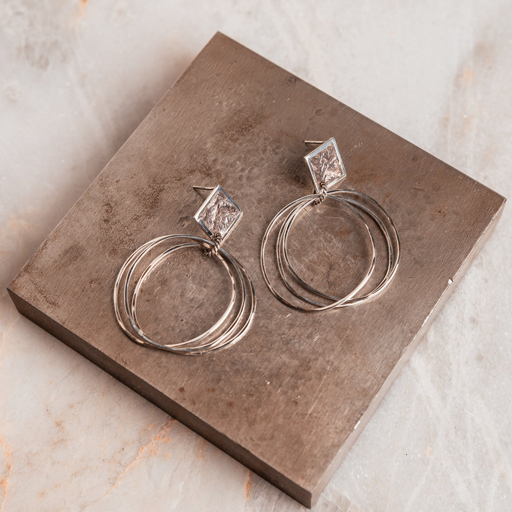 unique sterling silver earrings