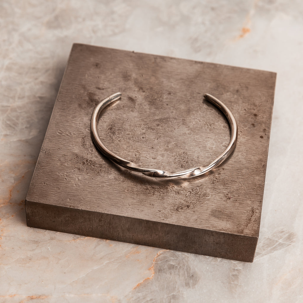 sterling silver cuff bracelet handmade
