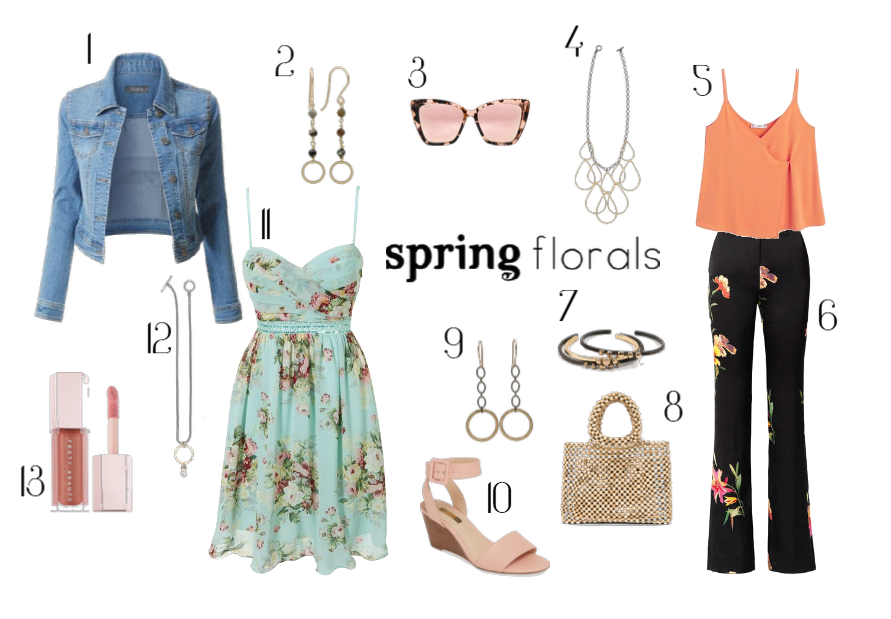 how to wear florals this spring