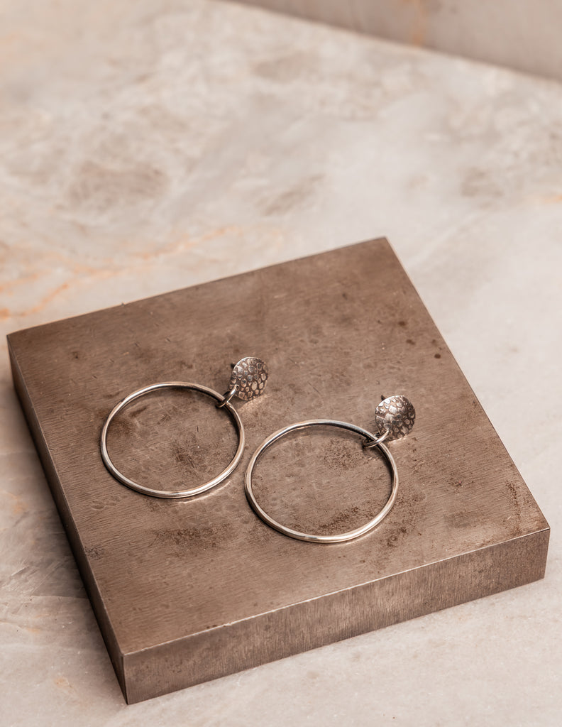 Elegant silver earrings for women who love unique, artisan-made jewelry