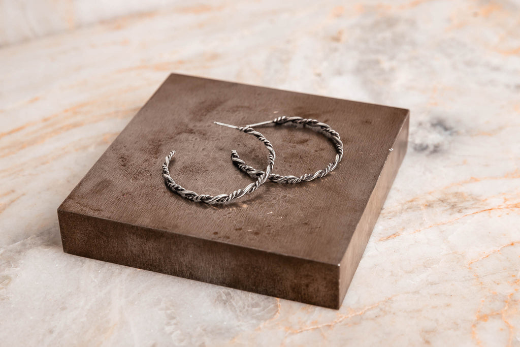 designer earrings silver