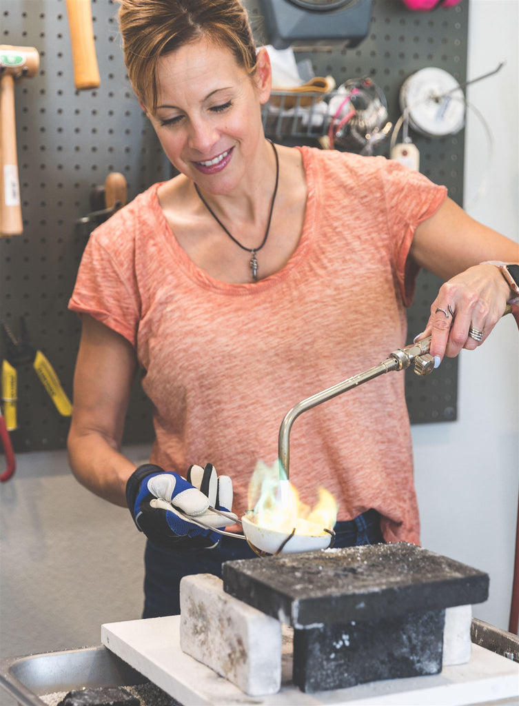 artisan jewelry designer Leah Johnson LJ Artisan Designs handcrafted high end jewelry