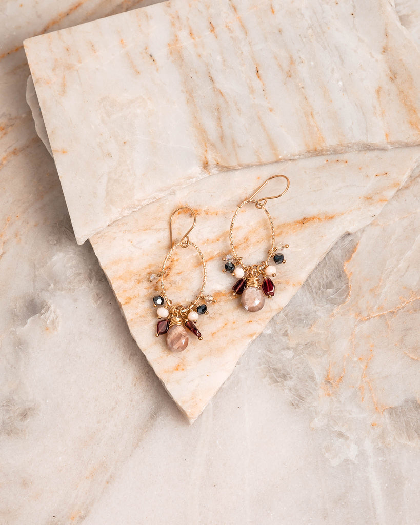 unique designer earrings gemstone