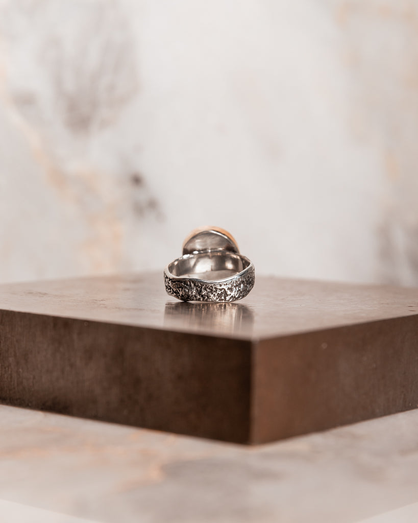 unique handmade stone ring
