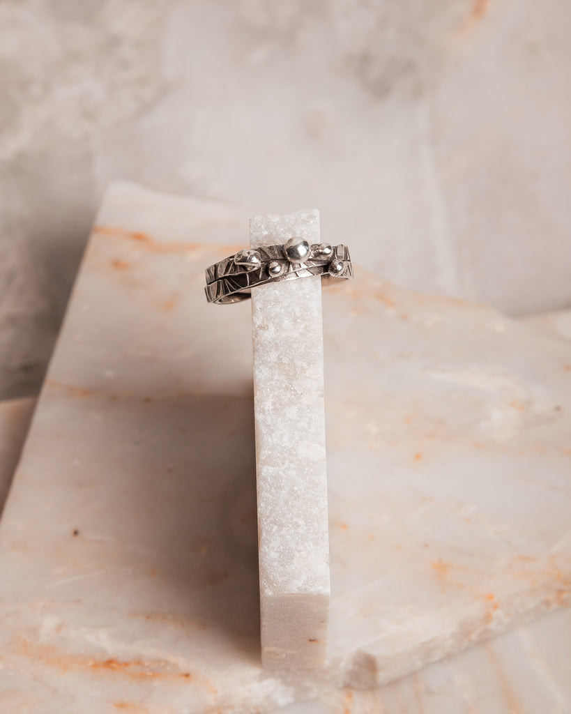 sterling silver ring boho