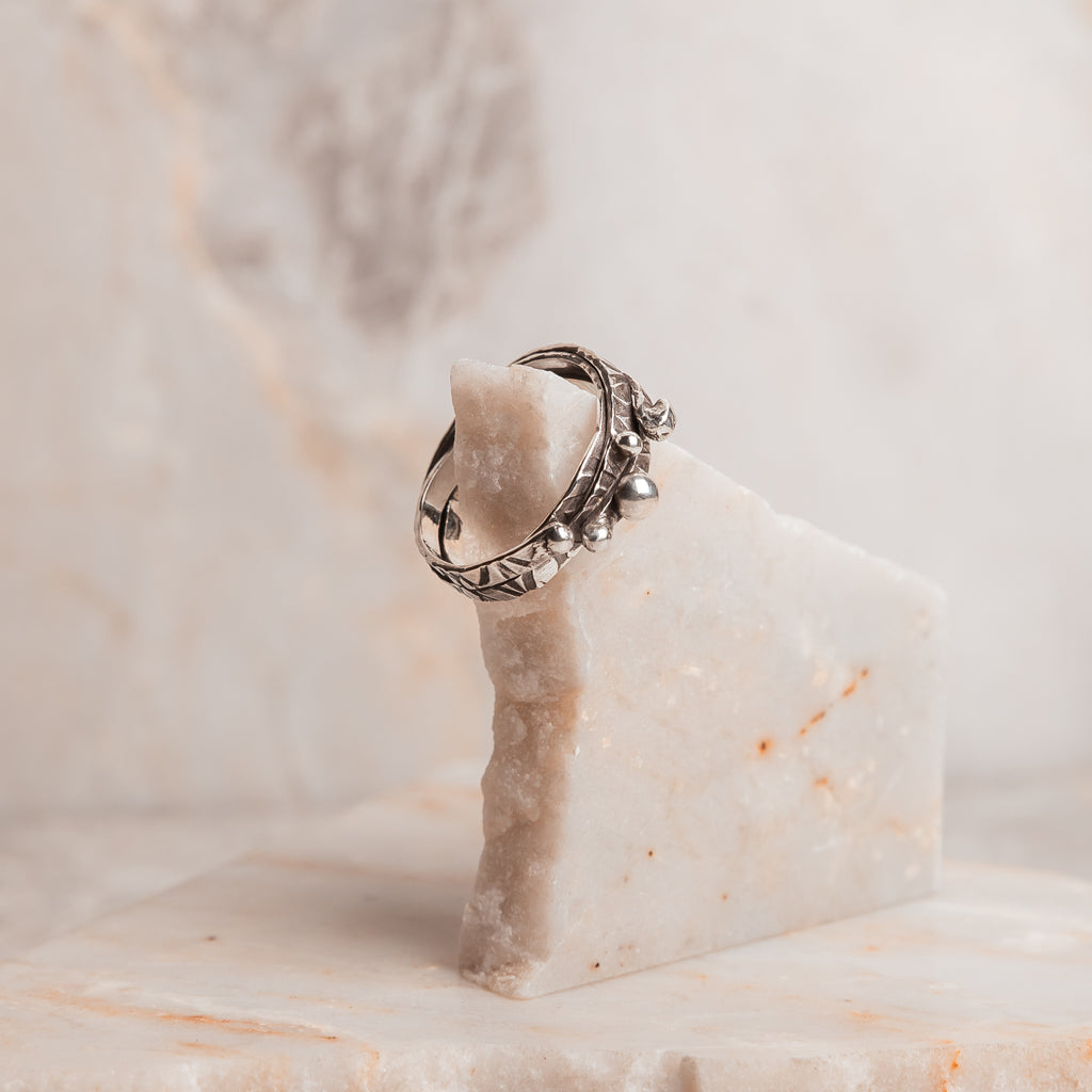 unique sterling silver wrap ring