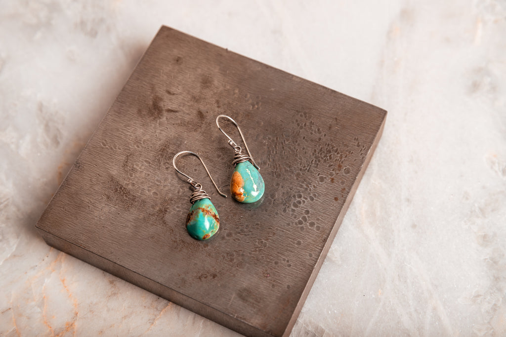 sterling silver turquoise earrings