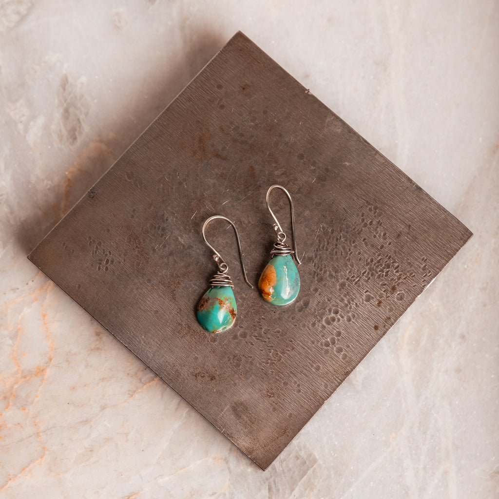 real turquoise earrings