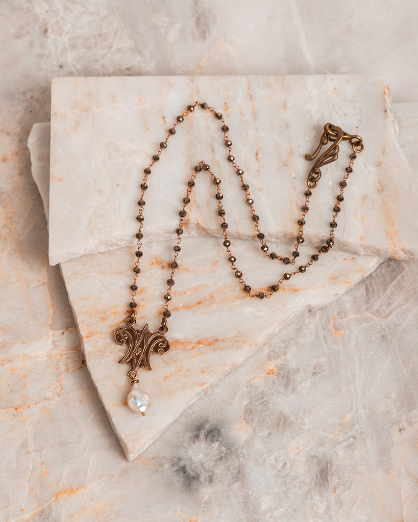 downton abby inspired necklace