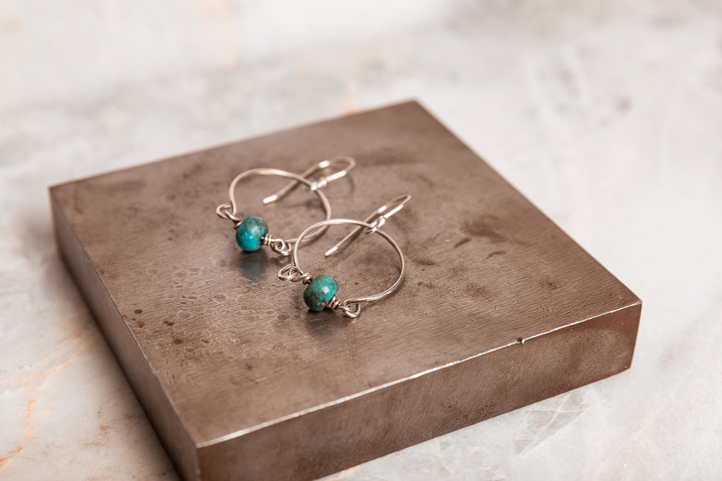 cool sterling silver gemstone earrings