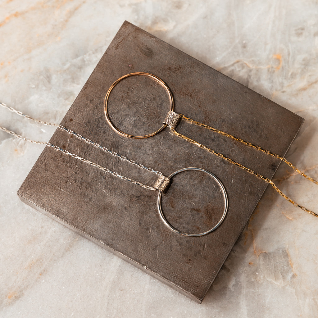 circle necklace 