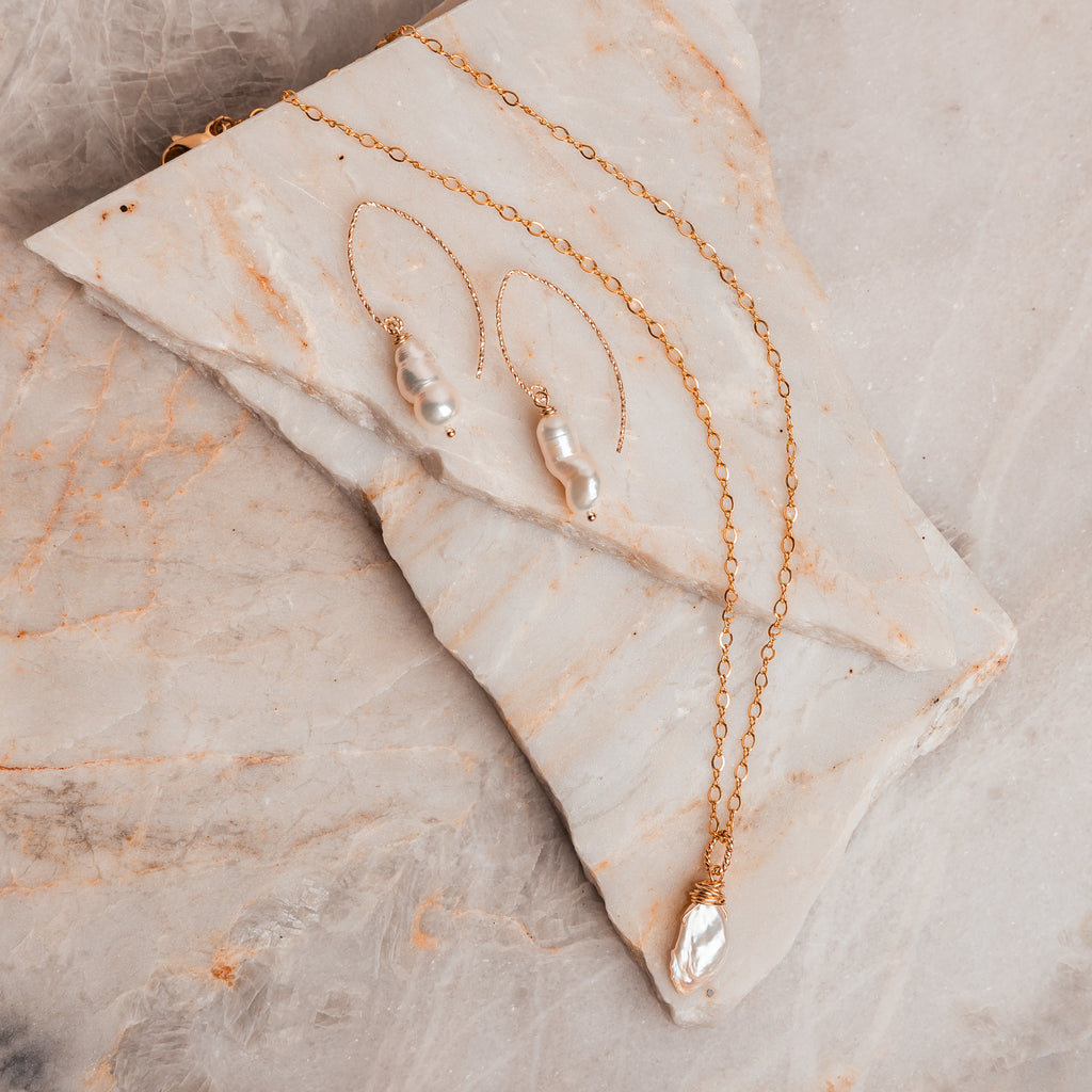 keshi pearl gold jewelry