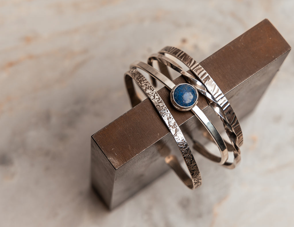 Handcrafted Neela Bracelet with stunning blue lapis lazuli