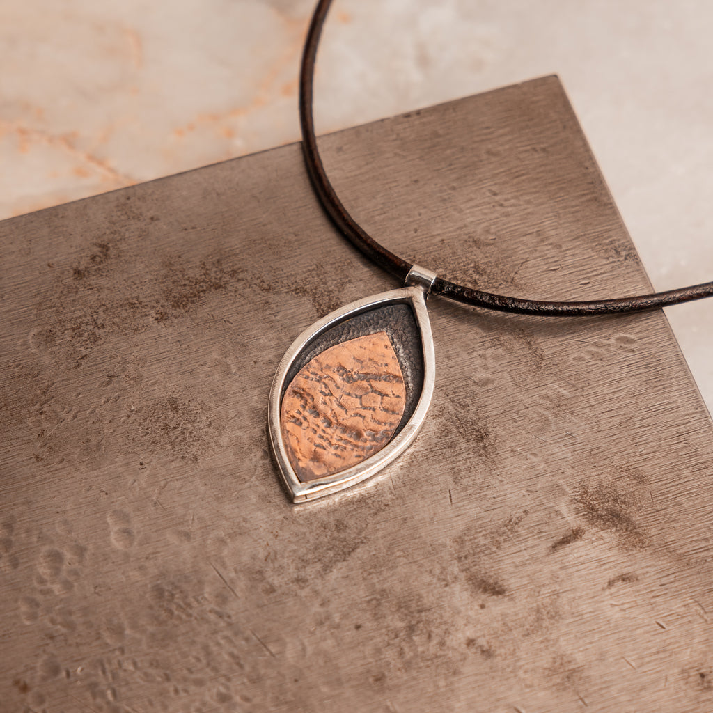 Mixed Metal Cuff Bracelet | Handmade Sterling Silver & Copper | LJ
