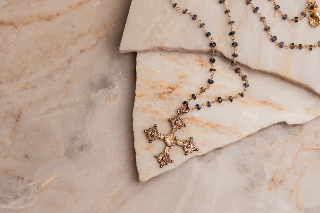 "Beautifully crafted Ruth Necklace, a perfect gift for someone who embodies grace and strength."
