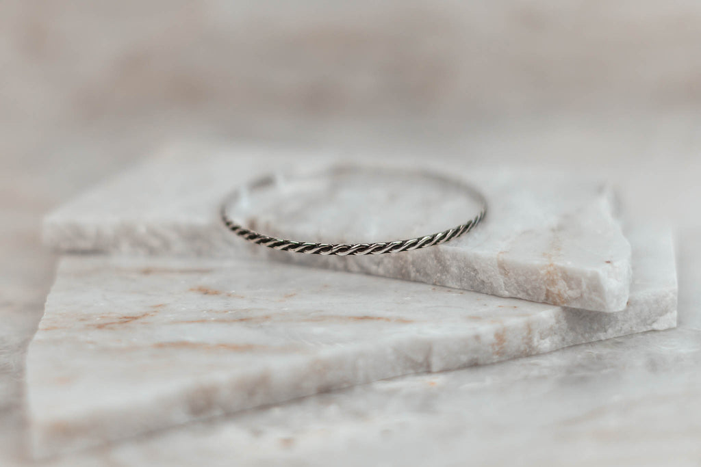 unique sterling silver bangle