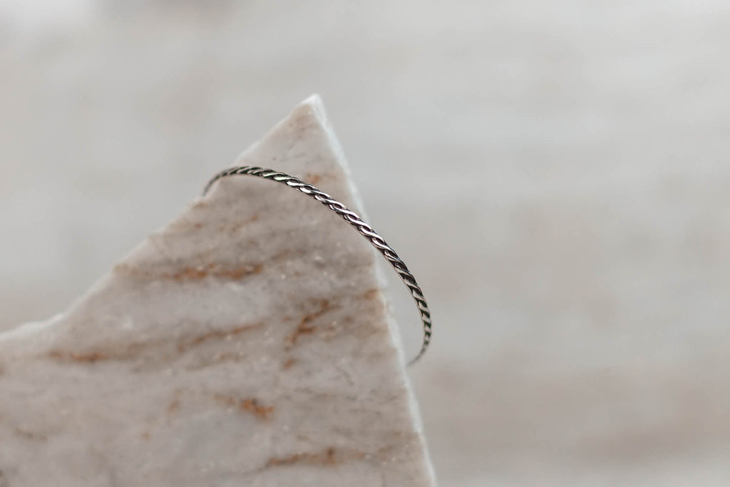 elegant silver bangle bracelet