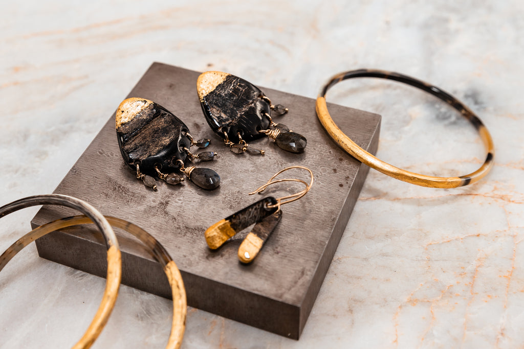 beautiful buffalo horn jewelry