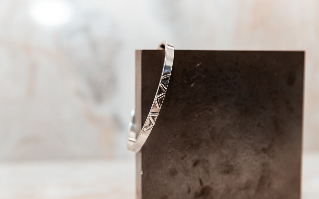 sterling silver unique cuff bracelet