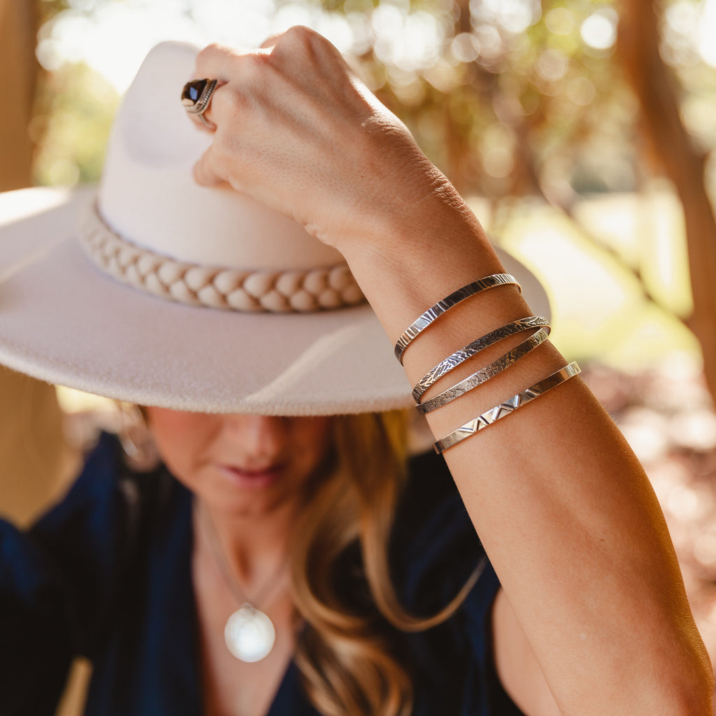 stacking sterling silver bracelets