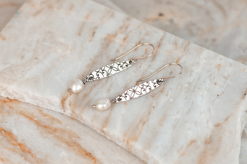 unique pearl earrings