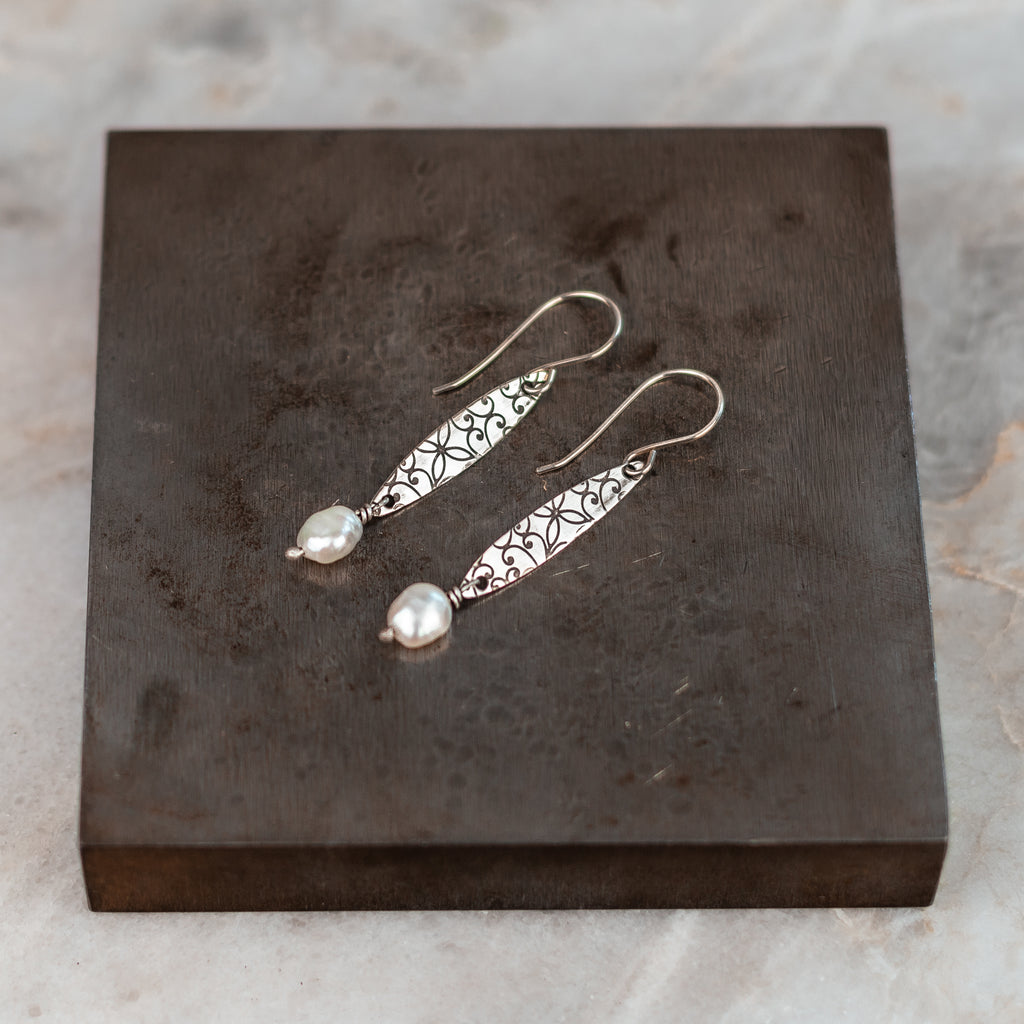 unique silver earrings