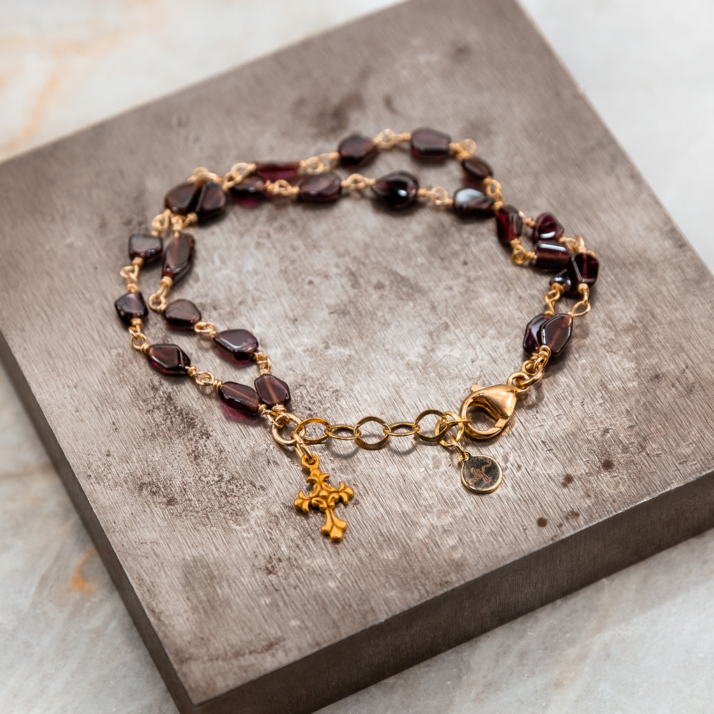 beautiful cross bracelet
