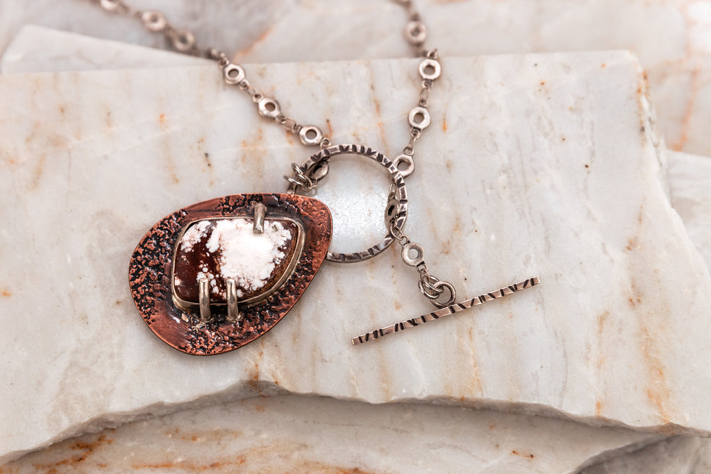 artisan gemstone pendant necklace