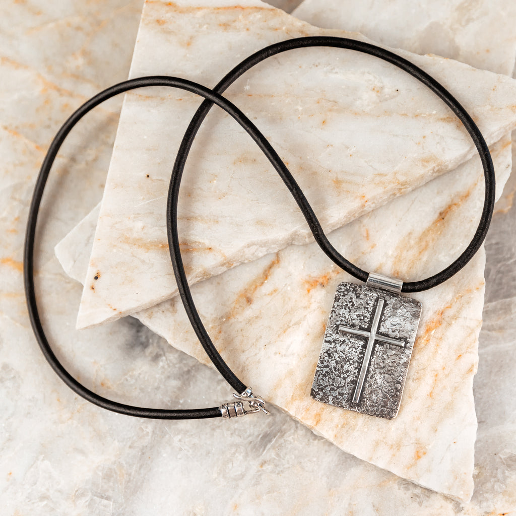 sterling silver cross necklace