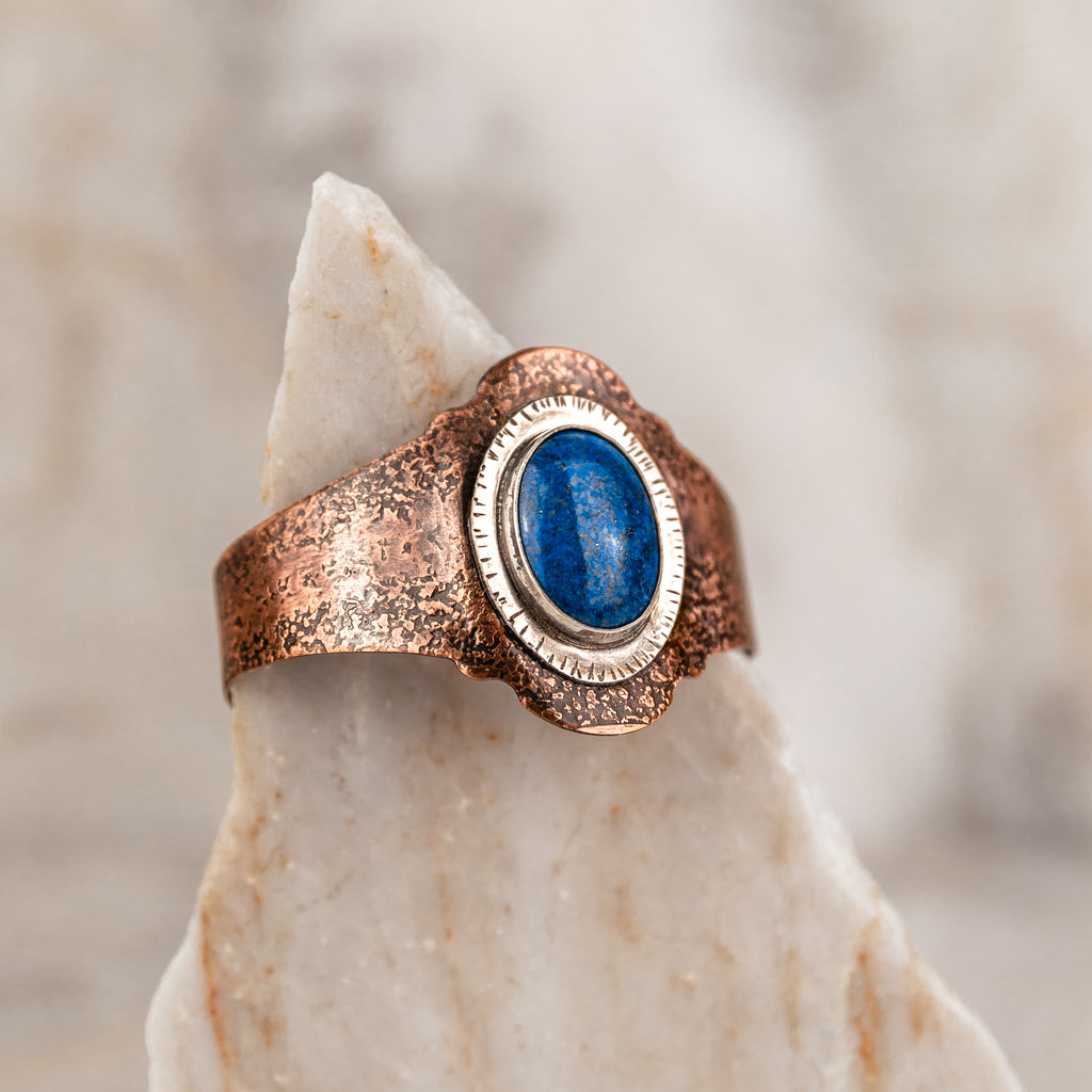 mixed metal cuff bracelet