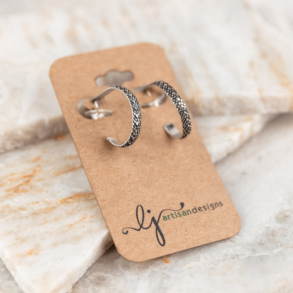 cool silver hoop earrings