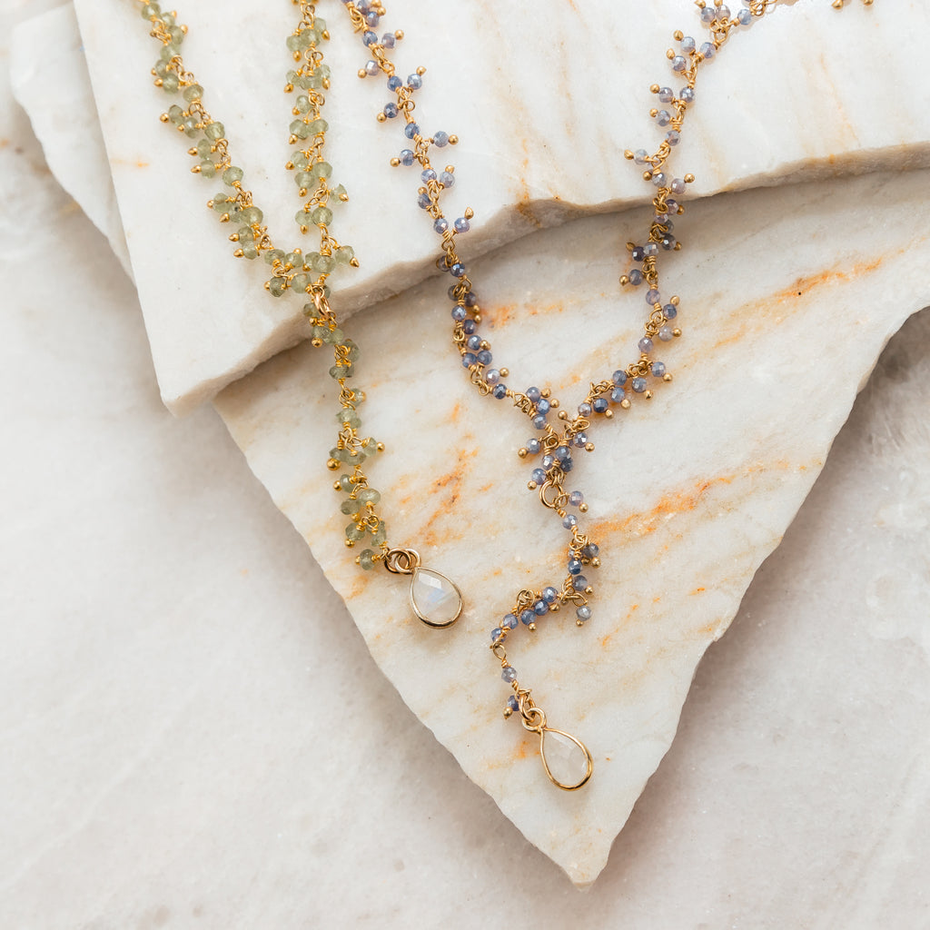 beaded statement necklace