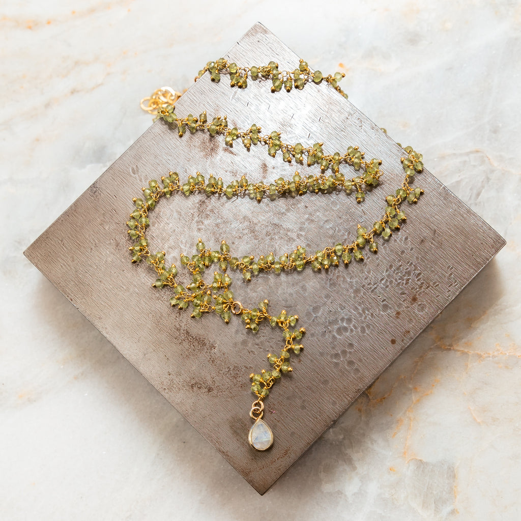 peridot necklace