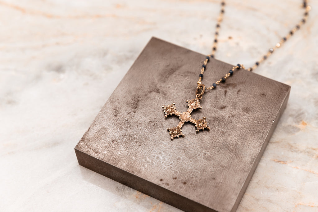 four way cross necklace
