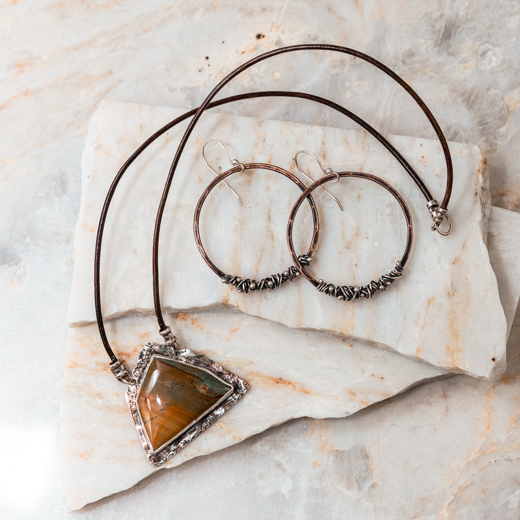 unique rustic style designer jewelry