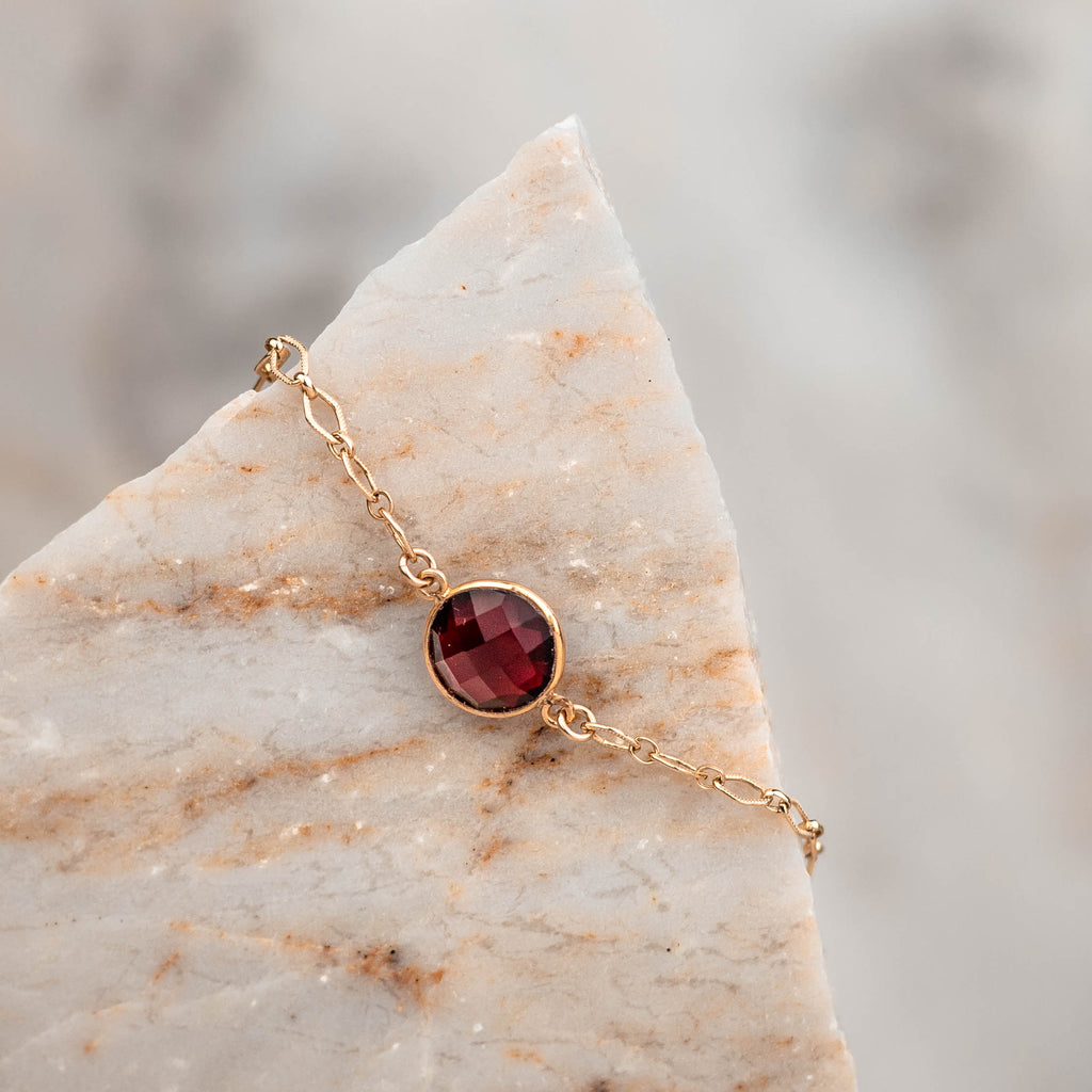 garnet bracelet