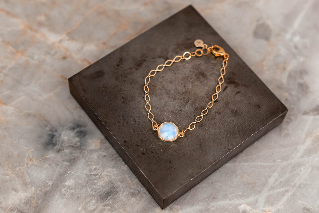 opalite gold bracelet