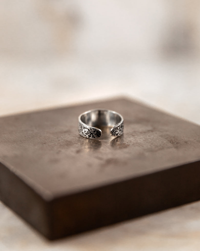 adjustable sterling silver ring