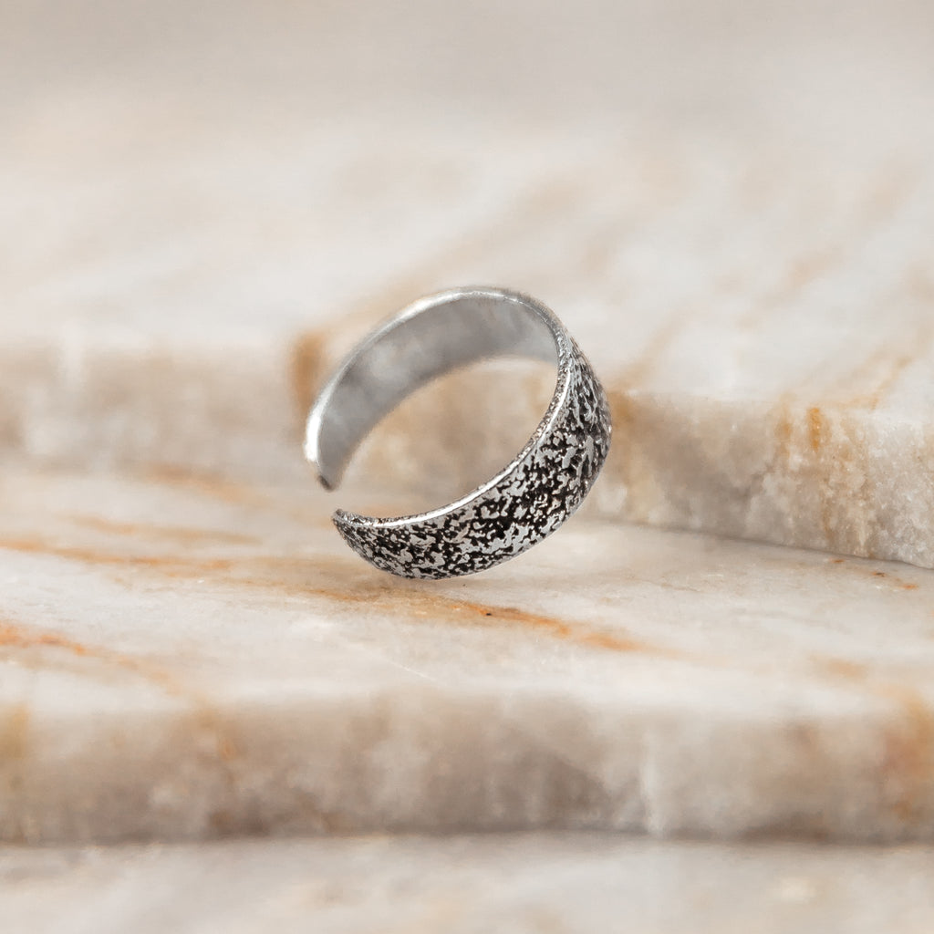 unique stackable silver ring